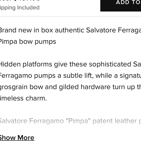 🖤FINAL CALL🖤                                       FERRAGAMO PLATFORM PUMPS - Picture 3 of 5